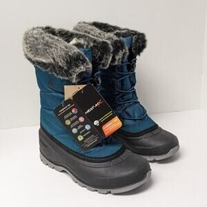 Kamik Momentum 3 Waterproof Snow Boots, Teal, Women's 6 M